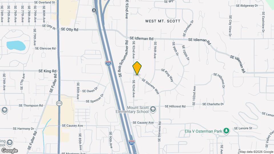 10625 SE 93rd Ct Map and Location Details