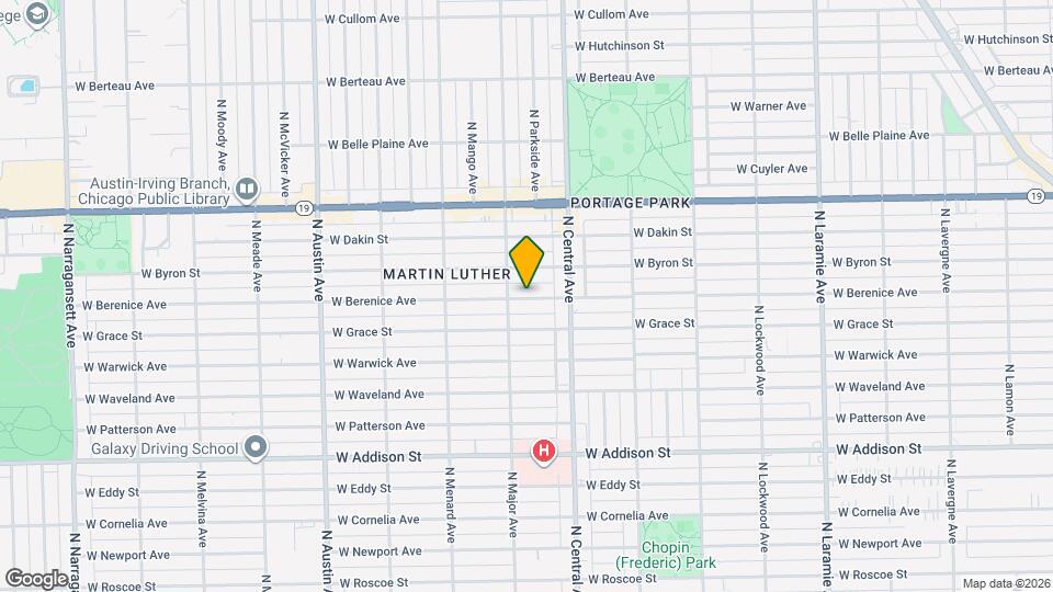 5662 W Berenice Ave Map and Location Details