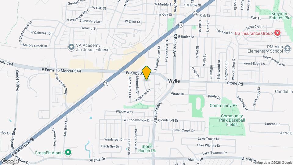 901 Easter Dr Map and Location Details