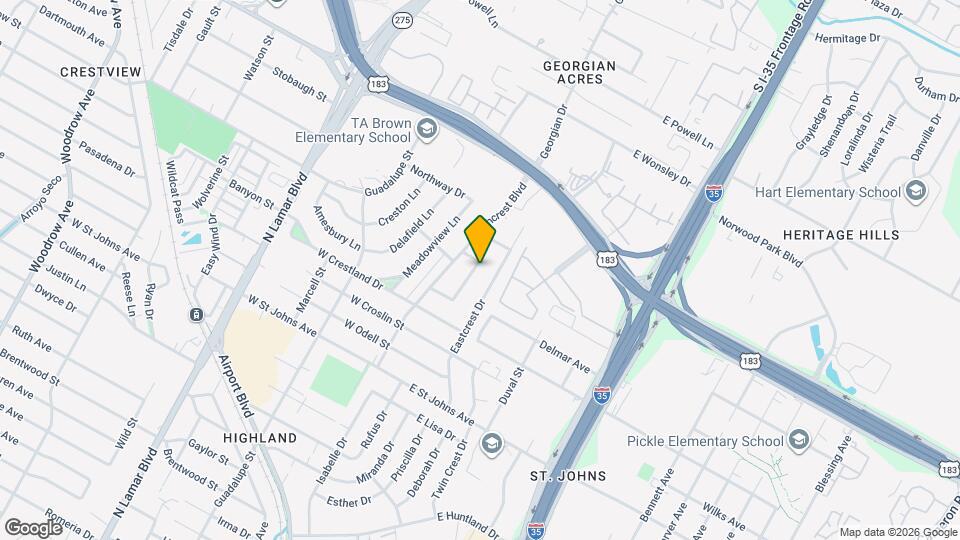 7605 Carriage Dr Map and Location Details