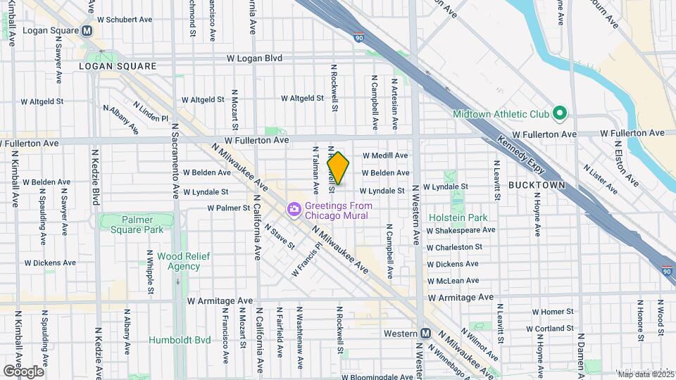 2578 W Lyndale St, Unit 2 Map and Location Details