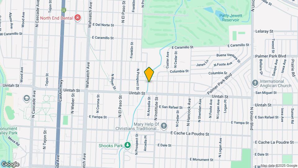 829 E San Miguel St Map and Location Details