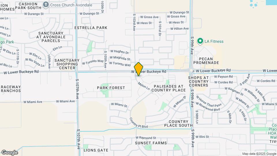 10241 W Cordes Rd Map and Location Details