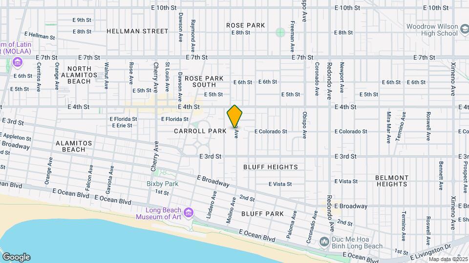 349 Molino Ave Map and Location Details