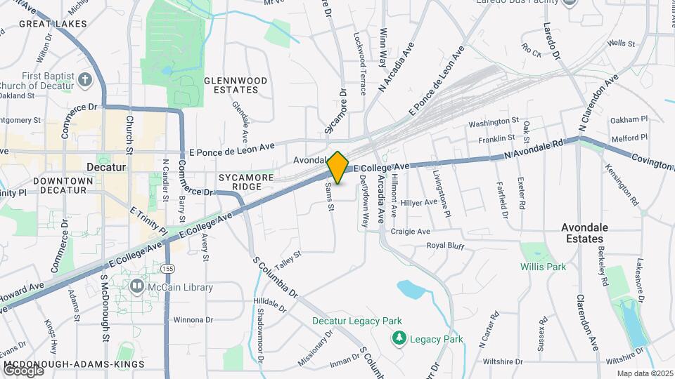 Connect Decatur Map and Location Details