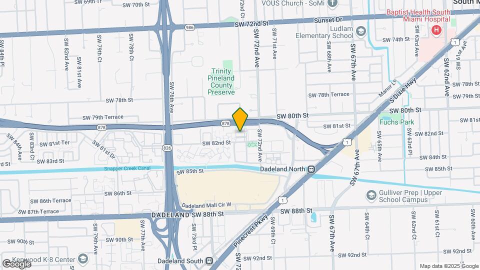 8101 SW 73rd Ave Mapa y Detalles de la Ubicación