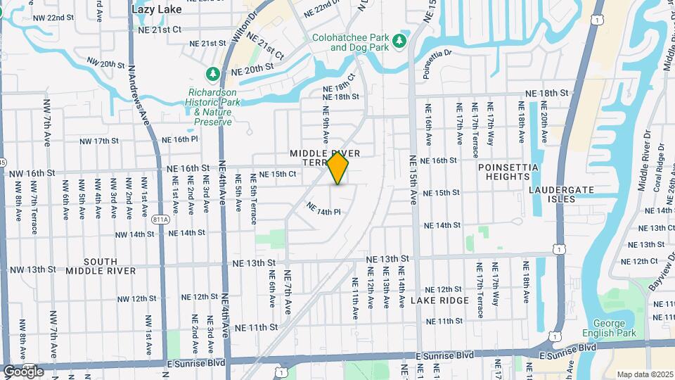 1006 NE 15th St Map and Location Details
