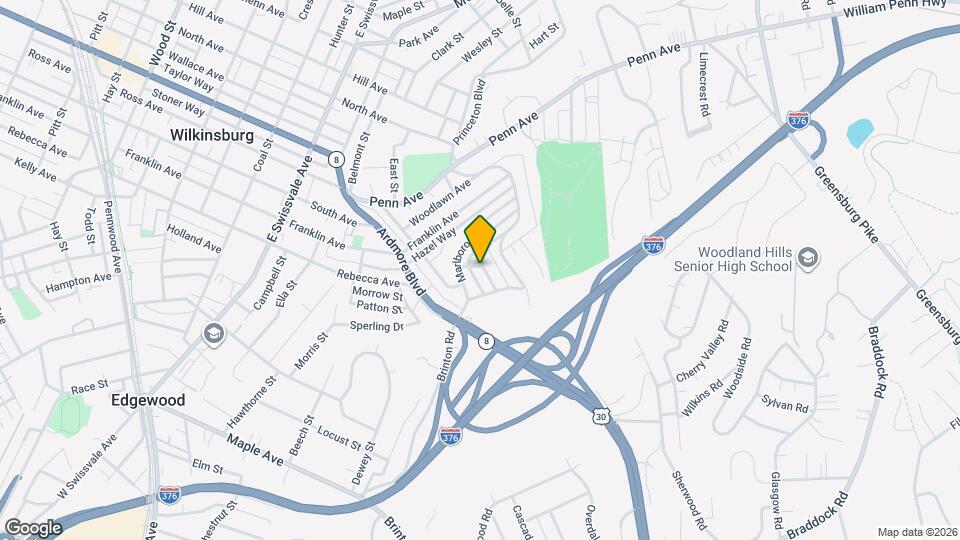 535 Shelbourne Ave Mapa y Detalles de la Ubicación