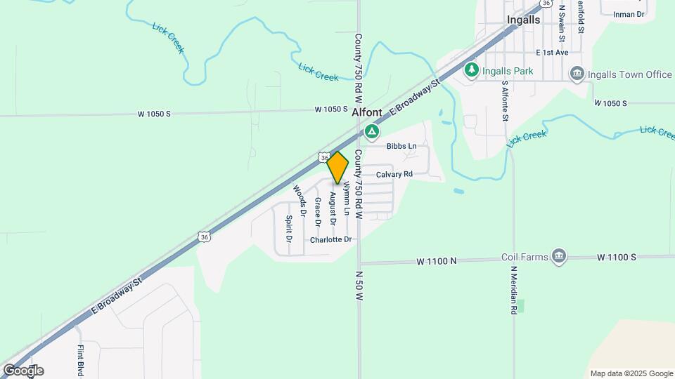 10760 August Dr Map and Location Details