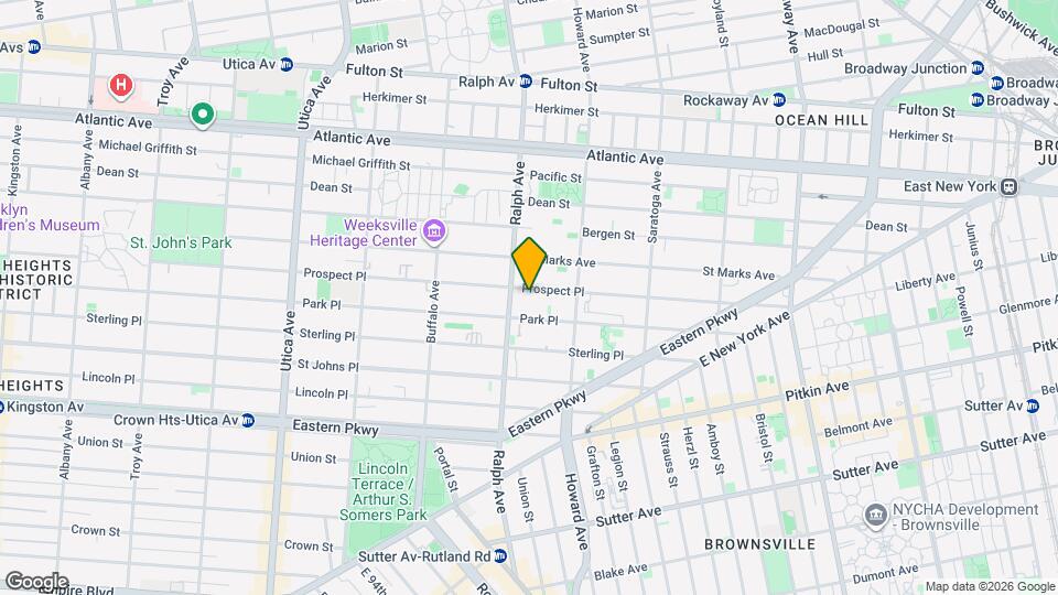 1658 Prospect Pl, Unit 1 Map and Location Details