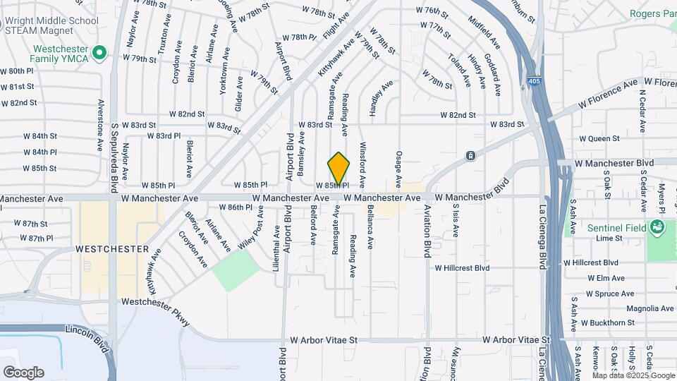 5764 W 85th Pl Map and Location Details