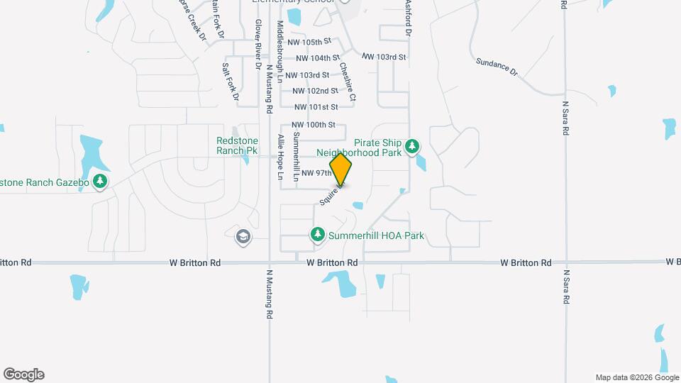 9704 Squire Ln Map and Location Details