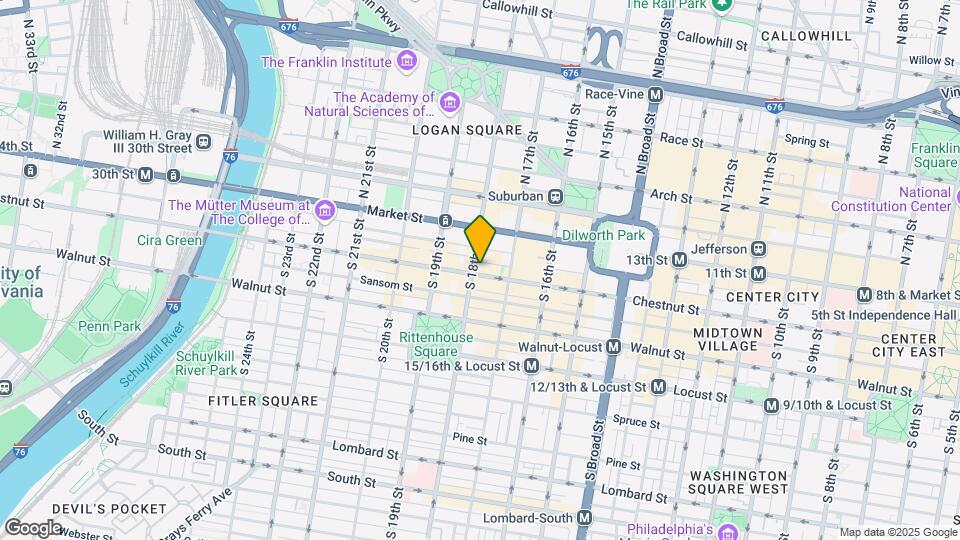 1733-1735 Chestnut St Map and Location Details
