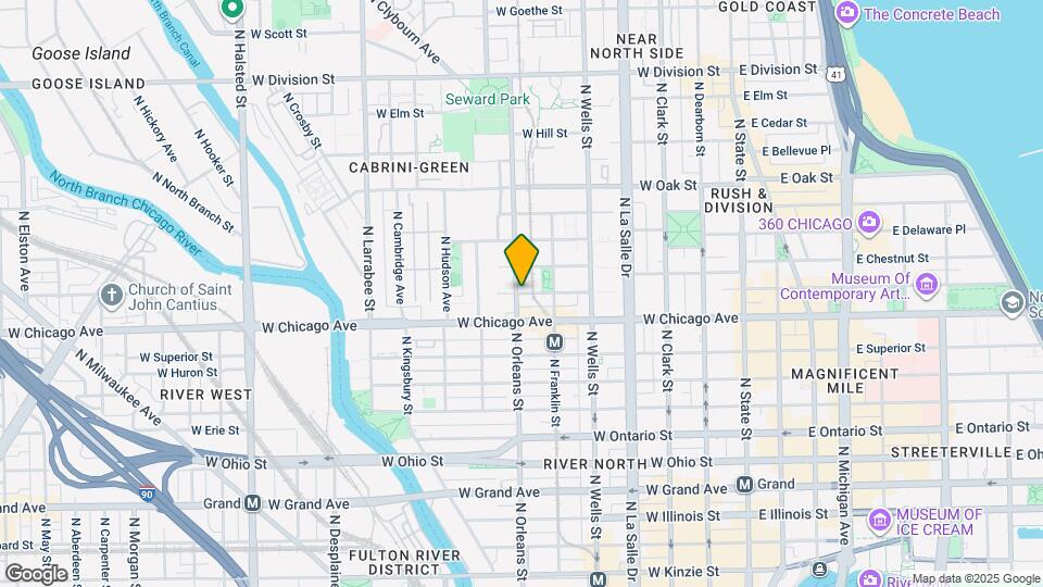 347 W Institute Pl Map and Location Details