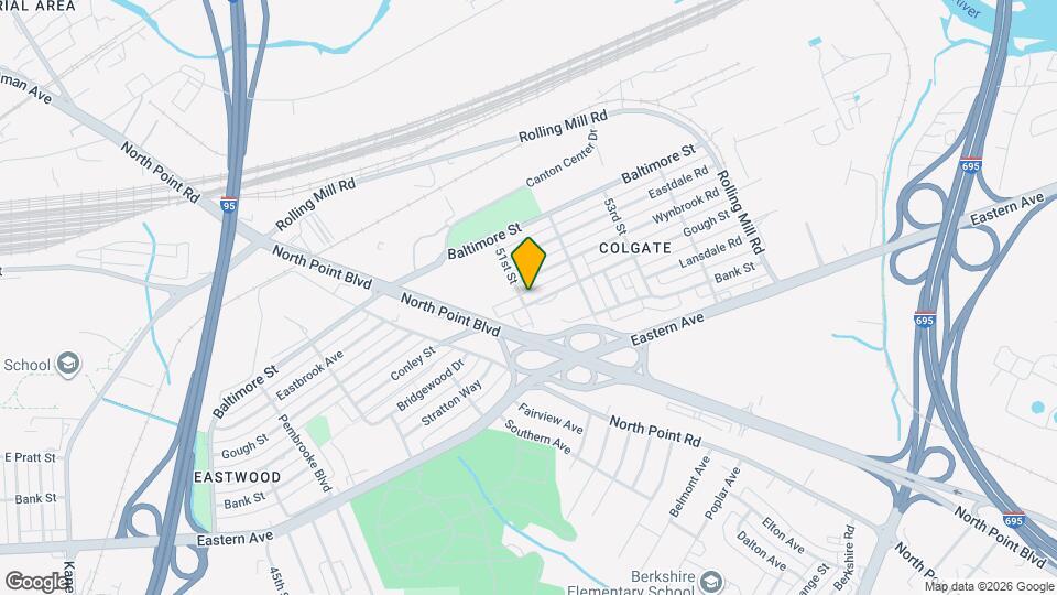 7704 Gough St Mapa y Detalles de la Ubicación