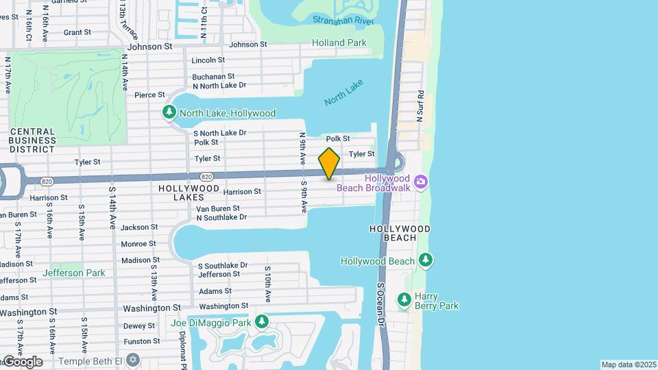 821 Harrison St Mapa y Detalles de la Ubicación