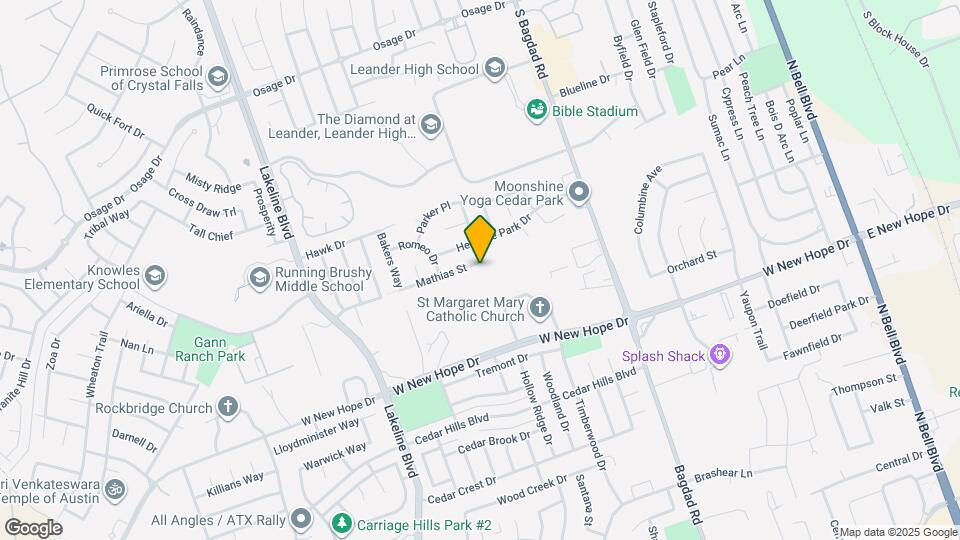 1204 Mathias St Map and Location Details