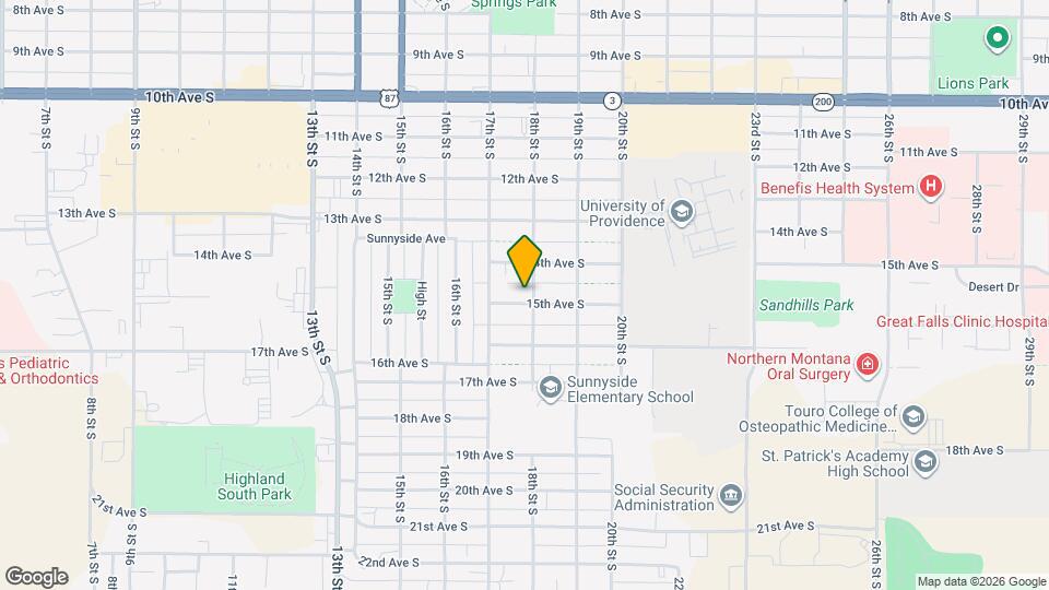 1725 15th Ave S Map and Location Details