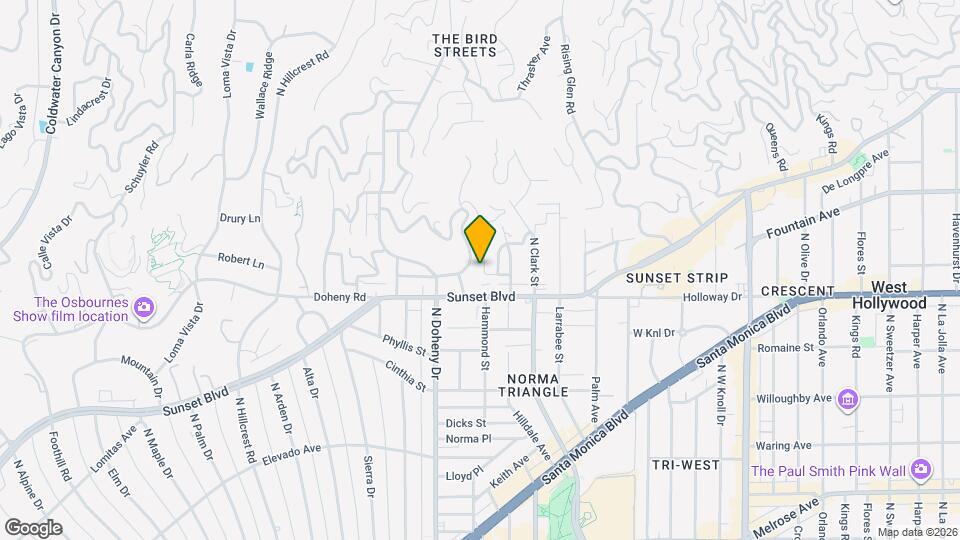 8979 Shoreham Dr, Unit A Map and Location Details