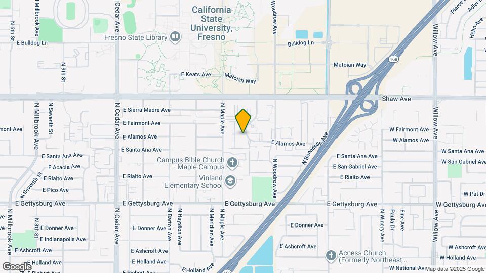 4875 N Backer Ave Map and Location Details