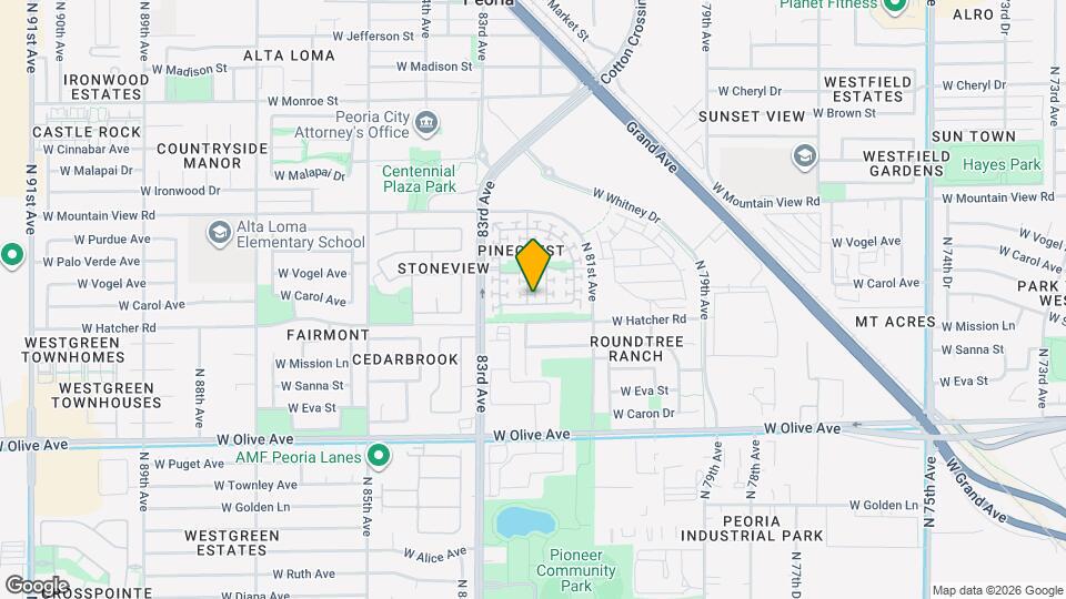 9503 N 82nd Ln Map and Location Details