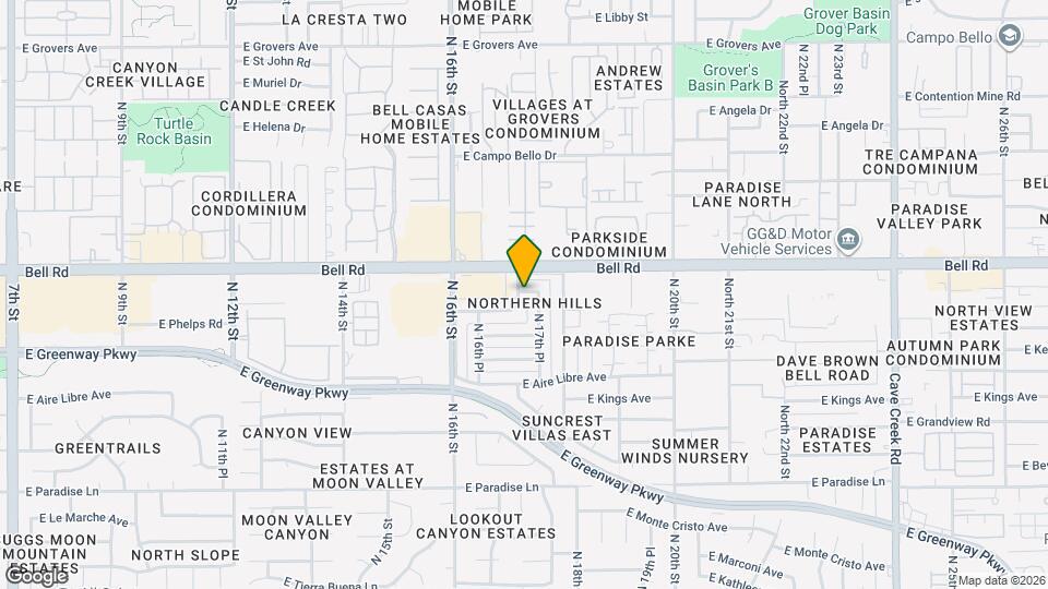 1715 E Juniper Ave Map and Location Details