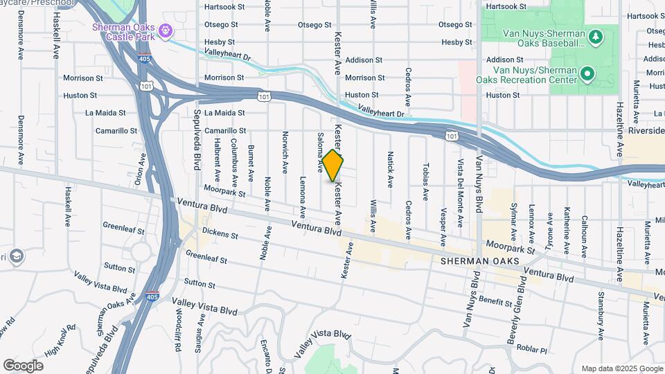 4619 Kester Ave, Unit 4619 Kester Map and Location Details