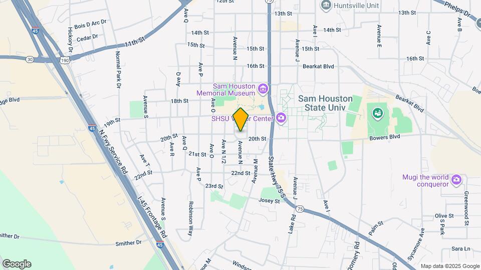 1312 20th St Map and Location Details