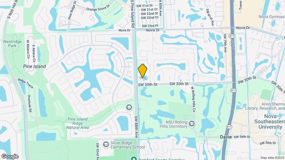 2930 SW 87th Terrace Mapa y Detalles de la Ubicación