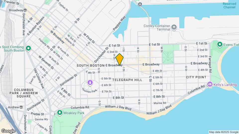 587 E Broadway, Unit 3 Map and Location Details