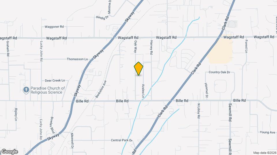 6272 Oak Way Map and Location Details