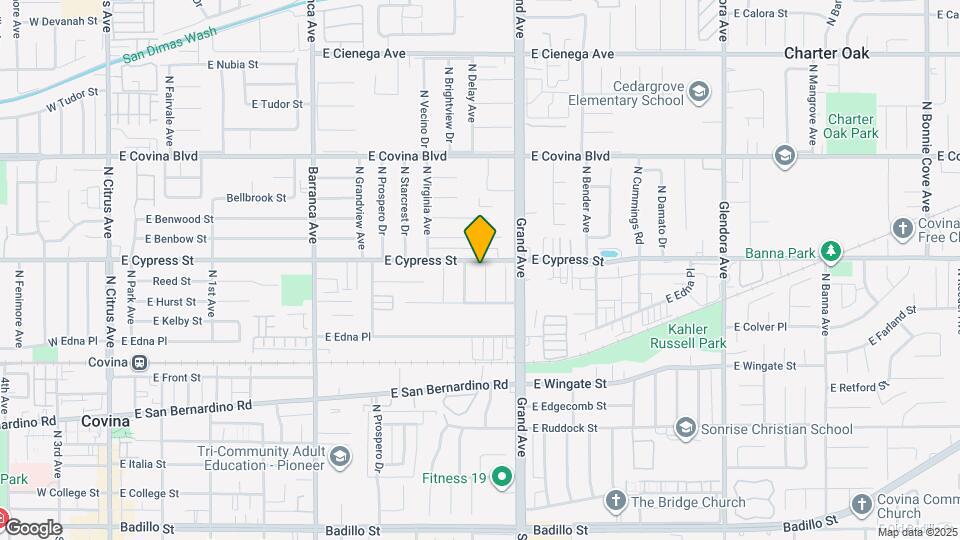 4537 N Linda Terrace Dr Map and Location Details