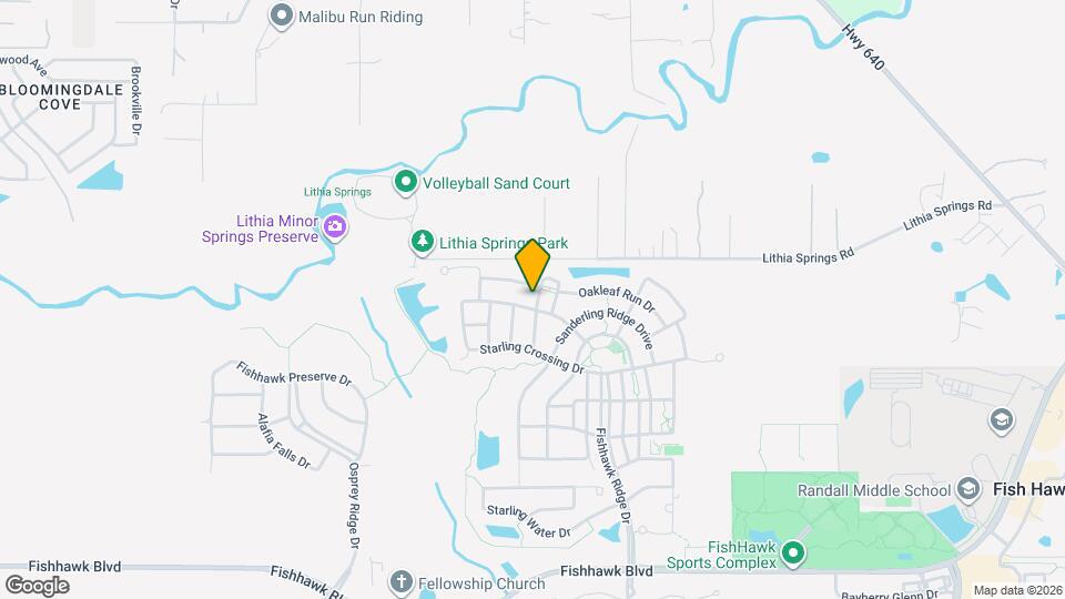 5105 Oakline View Drive Map and Location Details
