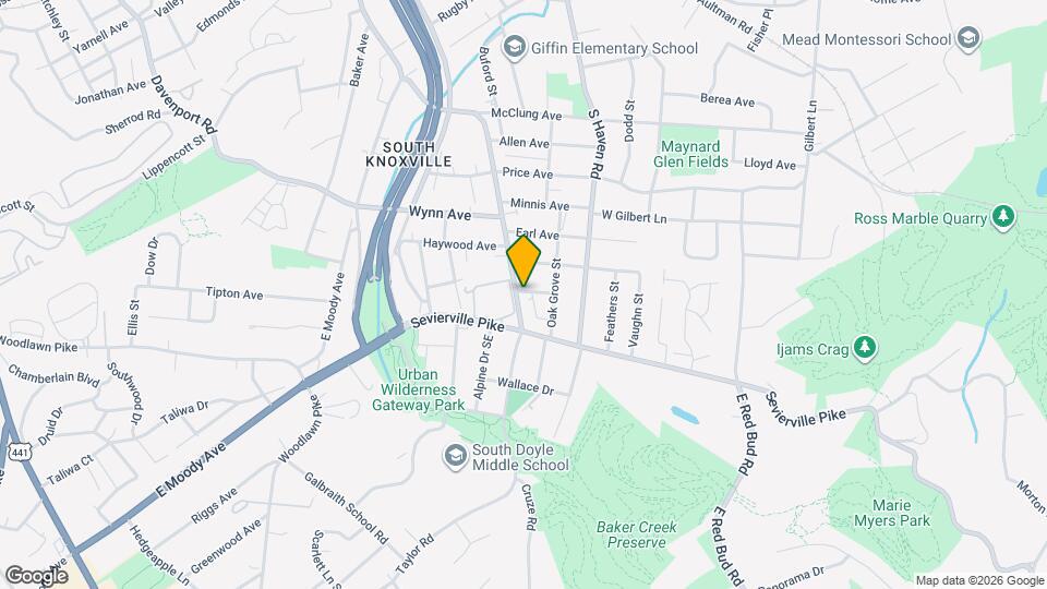 3500 Sevier Ave Map and Location Details