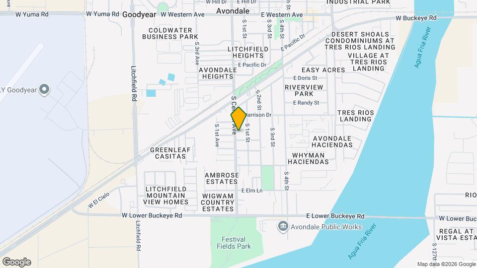 739 S Central Ave Map and Location Details