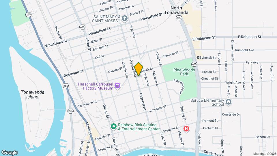 285 Payne Ave, Unit Upper Map and Location Details