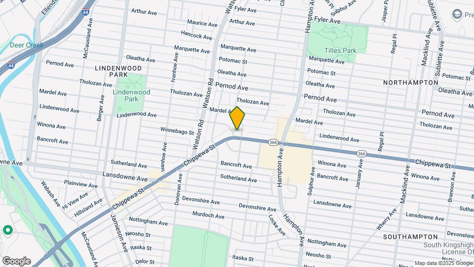 6401 Chippewa St Mapa y Detalles de la Ubicación