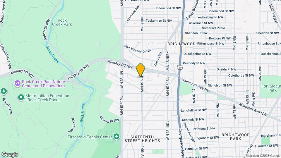 1400 Oglethorpe St NW Map and Location Details