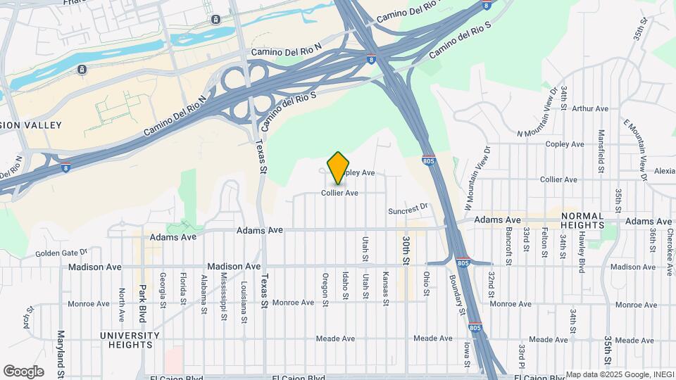 2728 Collier Ave Map and Location Details