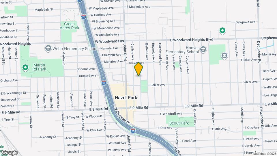 23355 Easterling Ave Map and Location Details