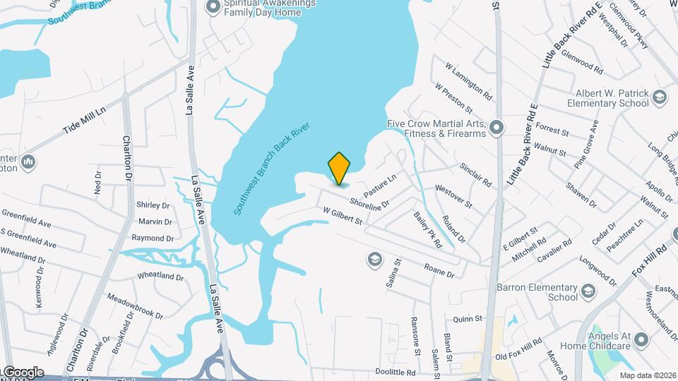 414 Shoreline Dr Map and Location Details