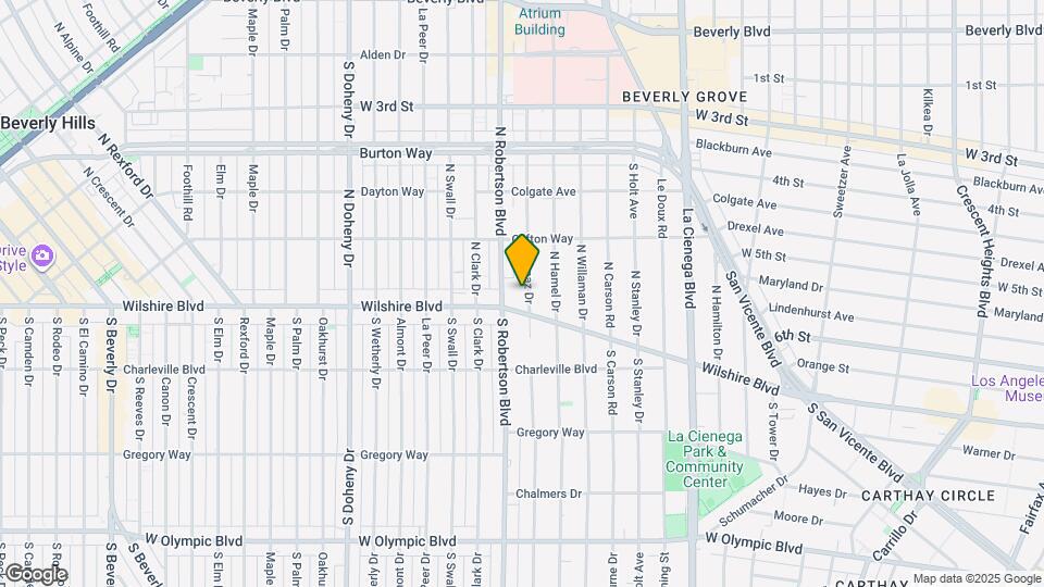 141 N Arnaz Dr Mapa y Detalles de la Ubicación