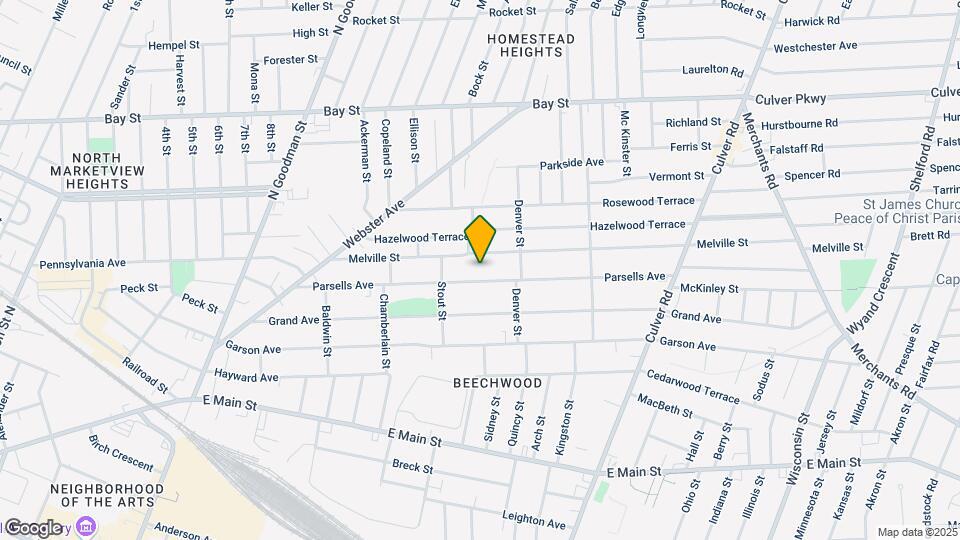 284 Parsells Ave Map and Location Details