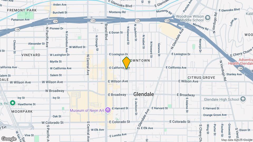 237 N Kenwood St Map and Location Details
