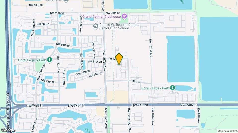 8024 NW 105th Ave Map and Location Details