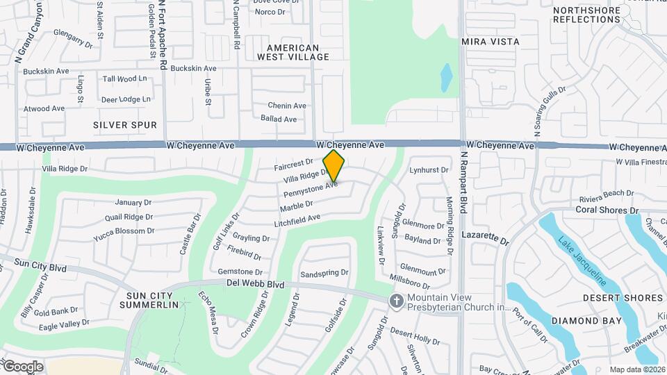 8801 Pennystone Ave Map and Location Details