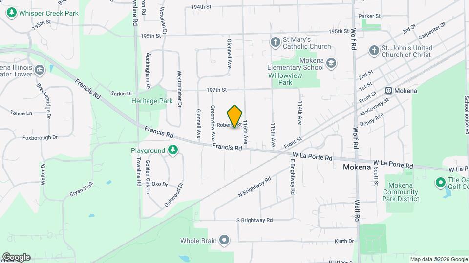 11621 Roberts St Map and Location Details