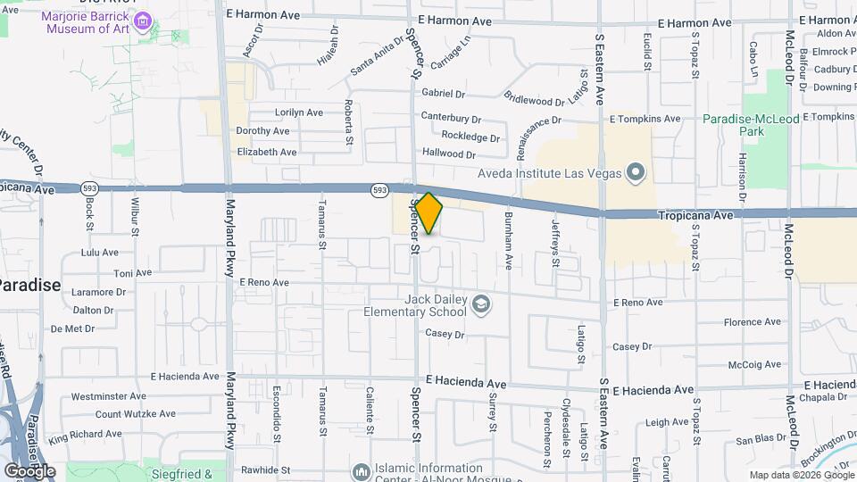 5032 Spencer St Map and Location Details