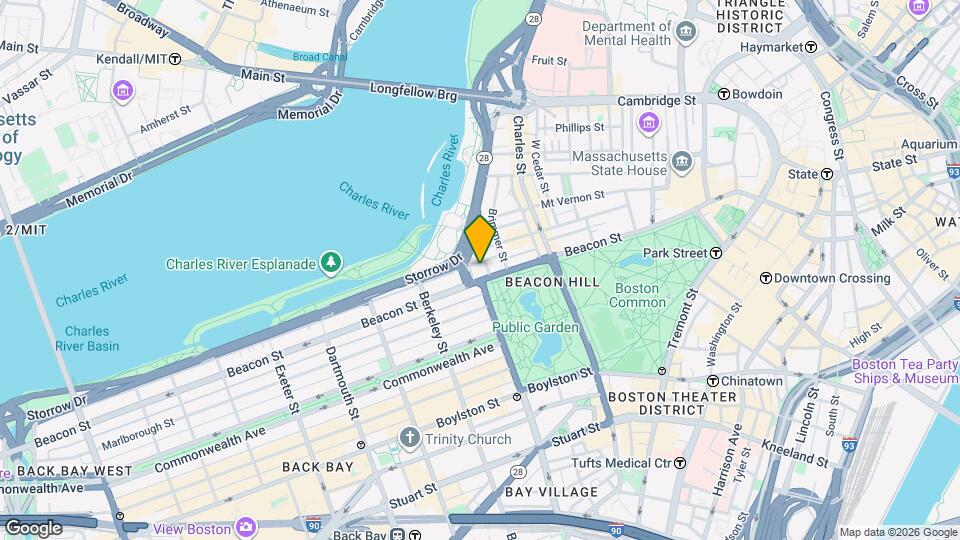 94 Beacon St, Unit 1 Map and Location Details