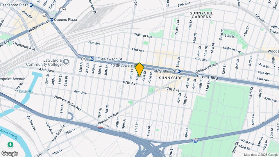 45-39 40th St Mapa y Detalles de la Ubicación